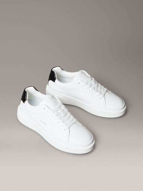 White Leather Durable Traction NYC Trainers  Women