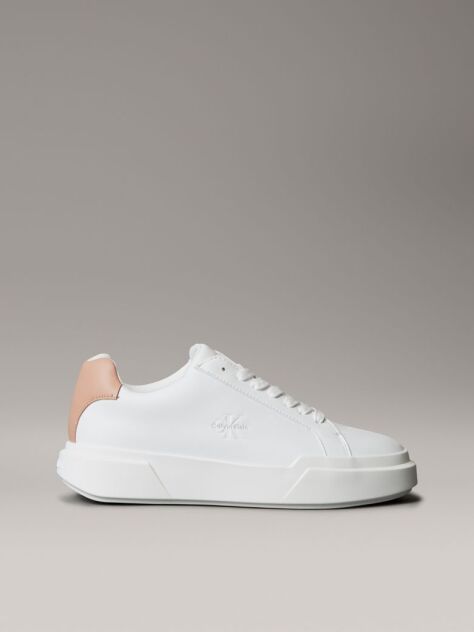 White Leather Durable Traction NYC Trainers  Women