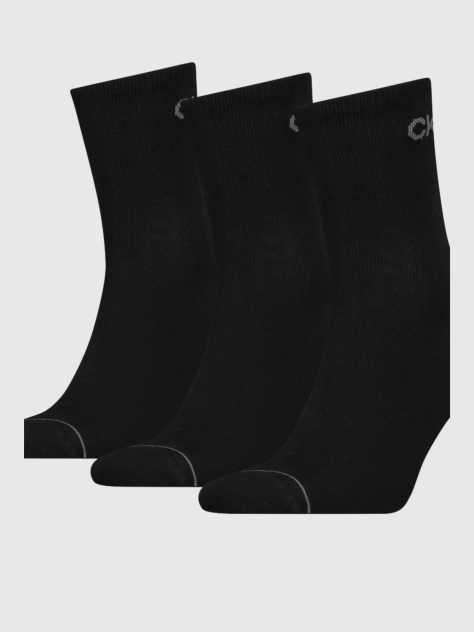 Black 3 Pack Men Short Socks  Men
