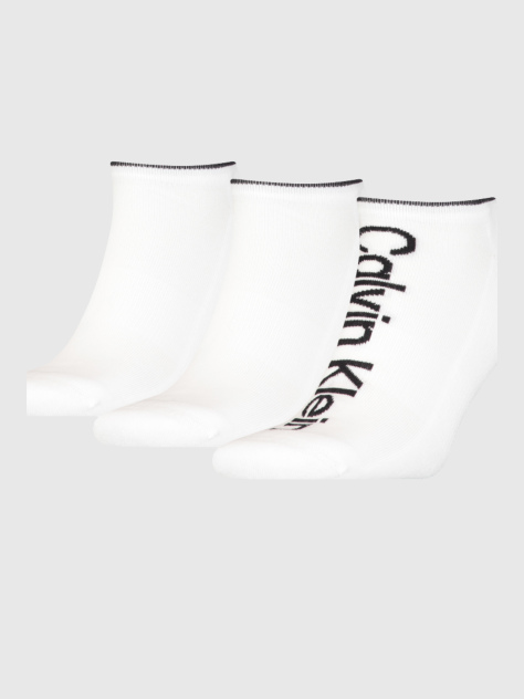 White 3 Pack Athleisure Men Sneaker Socks  Men