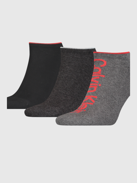 Multi 3 Pack Athleisure Men Sneaker Socks  Men