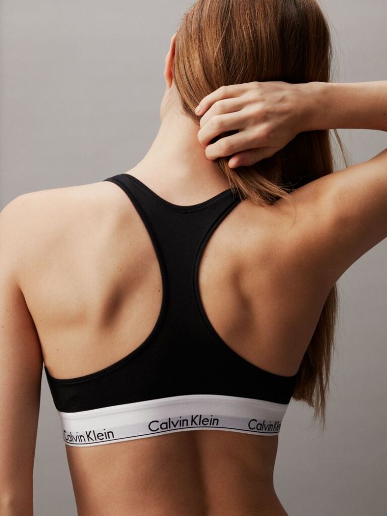 Black Bralette - Icon Cotton Modal  Women