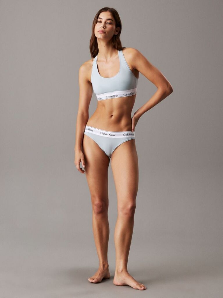 Blue Bralette - Icon Cotton Modal  Women