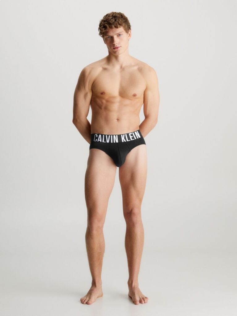 Black 3 Pack Briefs - Intense Power  Men