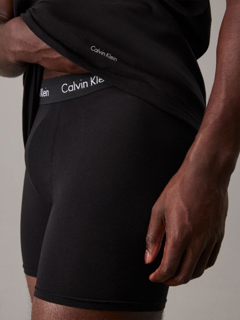 Black 3 Pack T-Shirts - Cotton Classics  Men