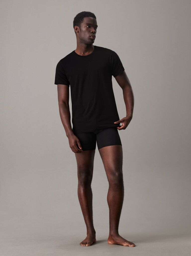 Black 3 Pack T-Shirts - Cotton Classics  Men