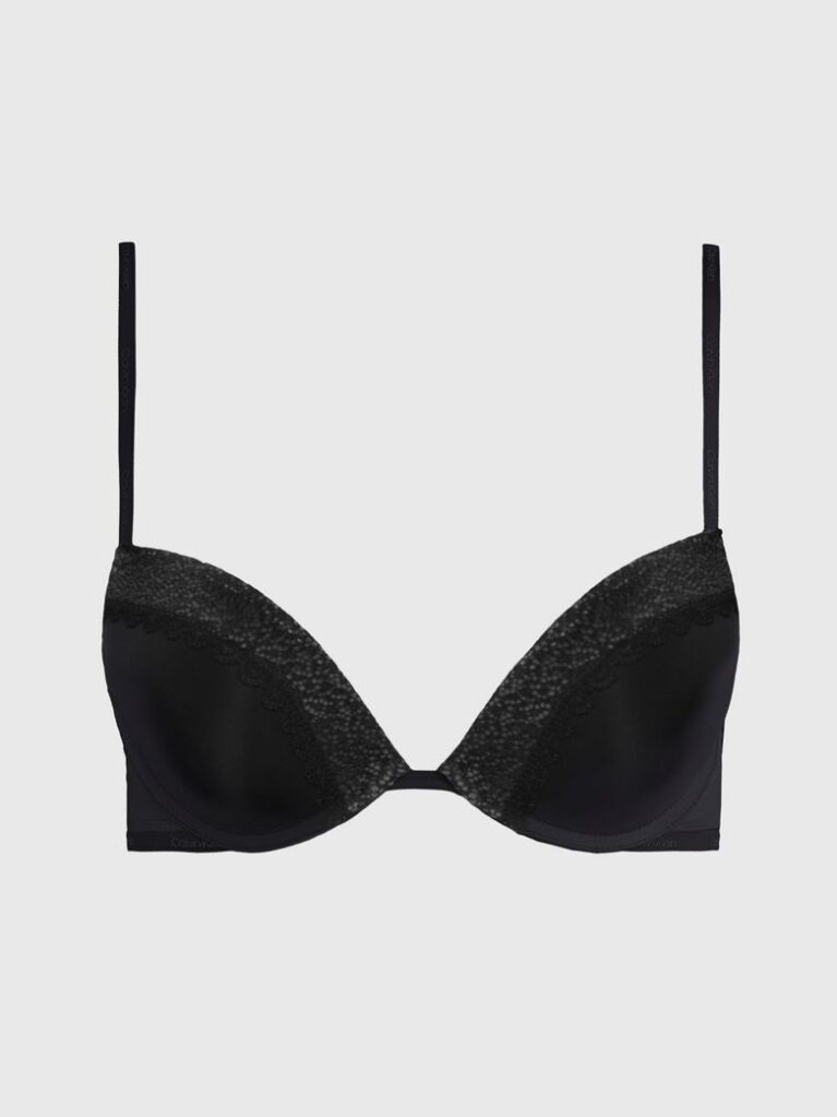 Black Plunge Push-Up Bra - Flirty  Women