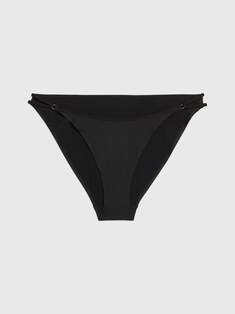 Black Bikini Briefs - Minimalist  Women