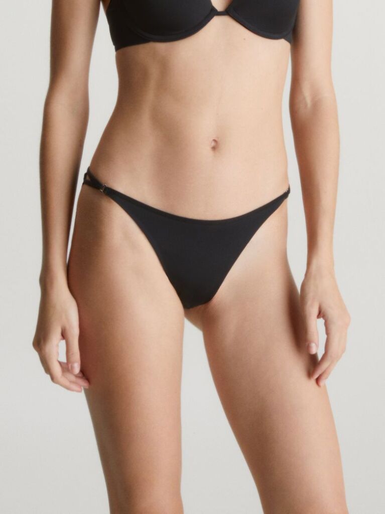 Black Bikini Briefs - Minimalist  Women