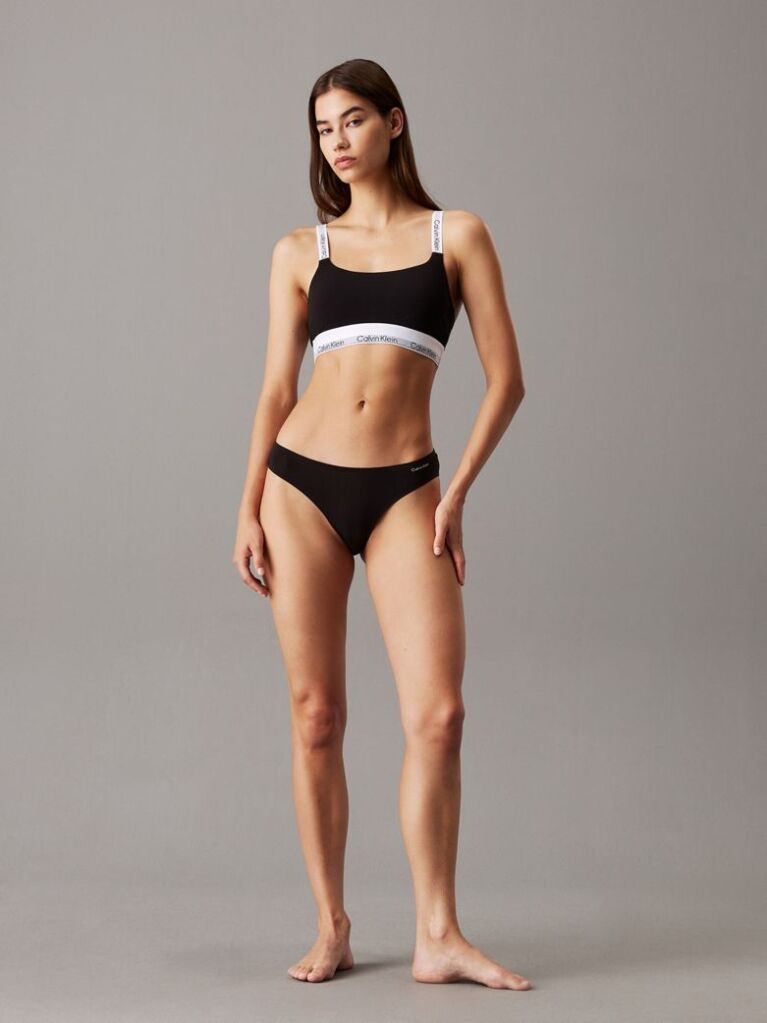 Black Bikini Briefs - Icon Modal Mesh  Women