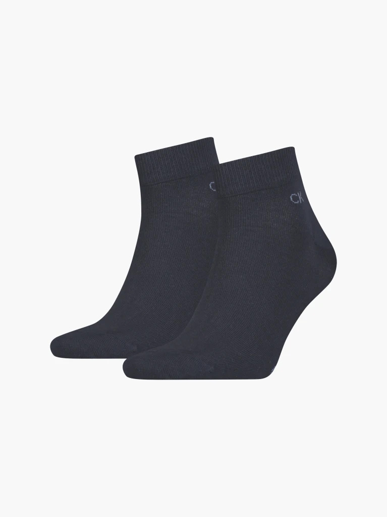 Blue Calvin Klein Men's Quarter Socks 2 pack  Men