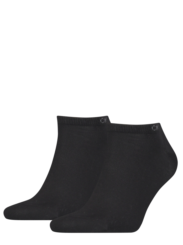 Black Calvin Klein Casual Men's Sneaker Socks 2 pack  Men