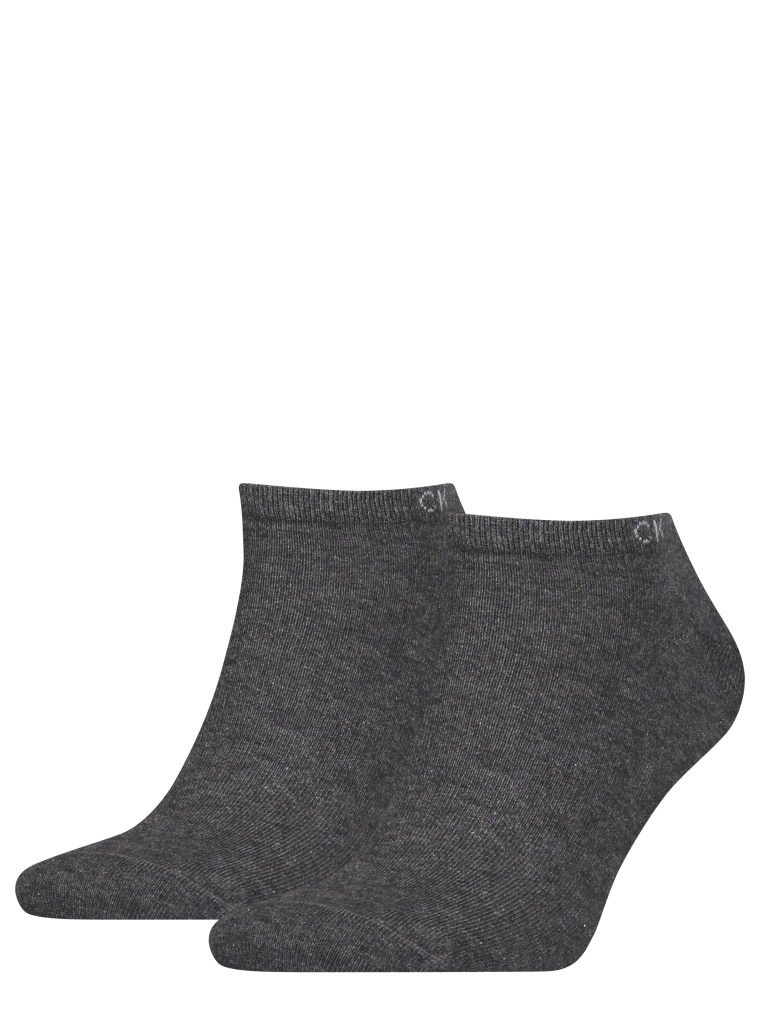 Grey Calvin Klein Casual Men's Sneaker Socks 2 pack  Men