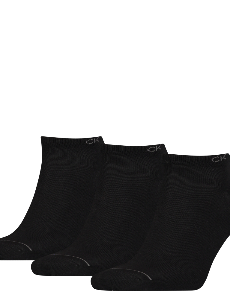 Black 3 Pack Men Sneaker Socks  Men