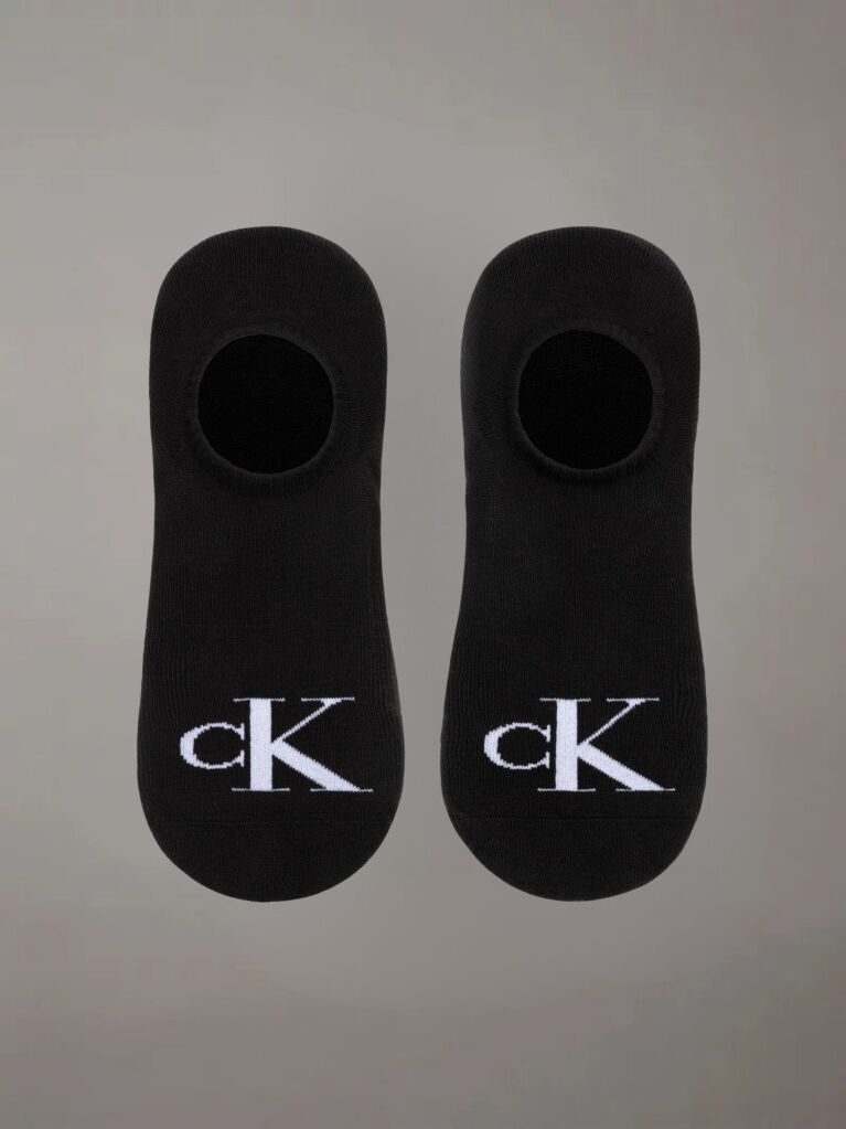 Black 2 Pack Invisible Socks  Men