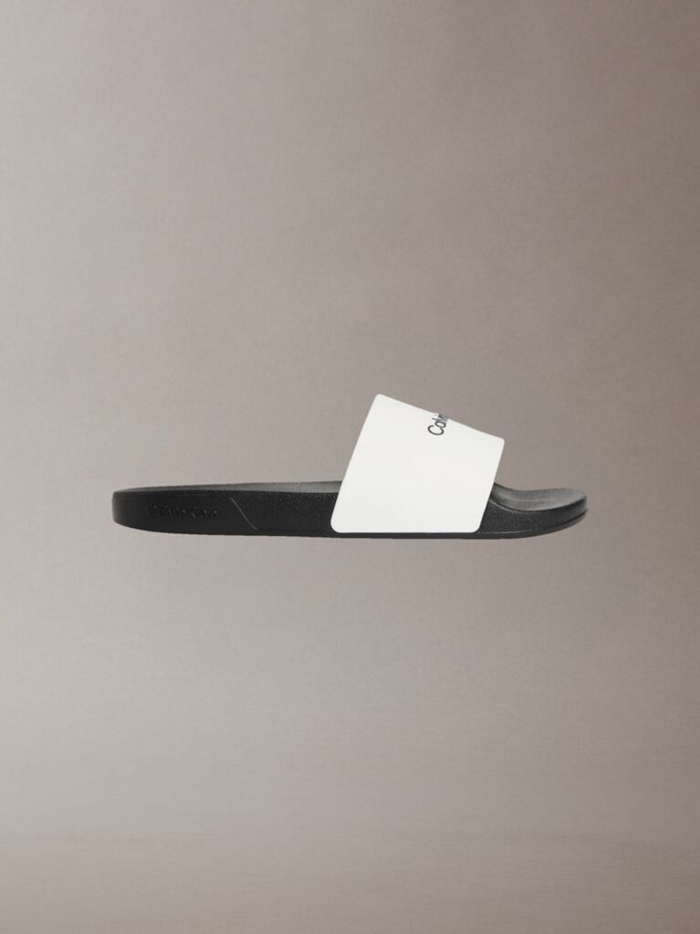 White Nemo - Contoured Logo Sliders  Men