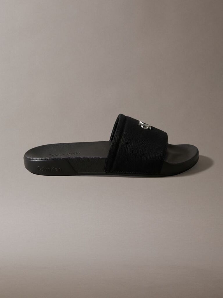 Black Nemo - Canvas Signature Logo Sliders  Women