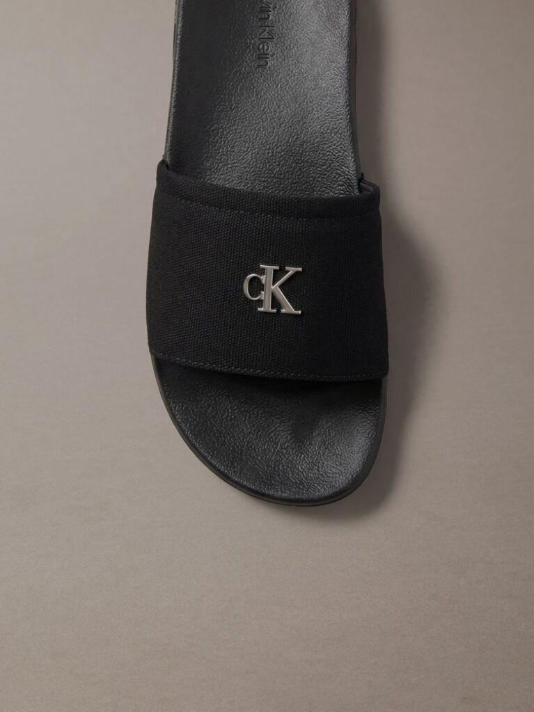 Black Nemo - Canvas Signature Logo Sliders  Women