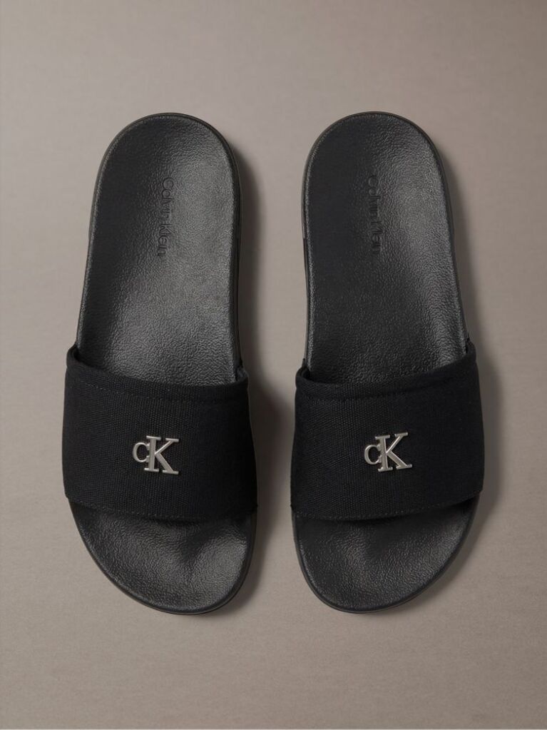 Black Nemo - Canvas Signature Logo Sliders  Women
