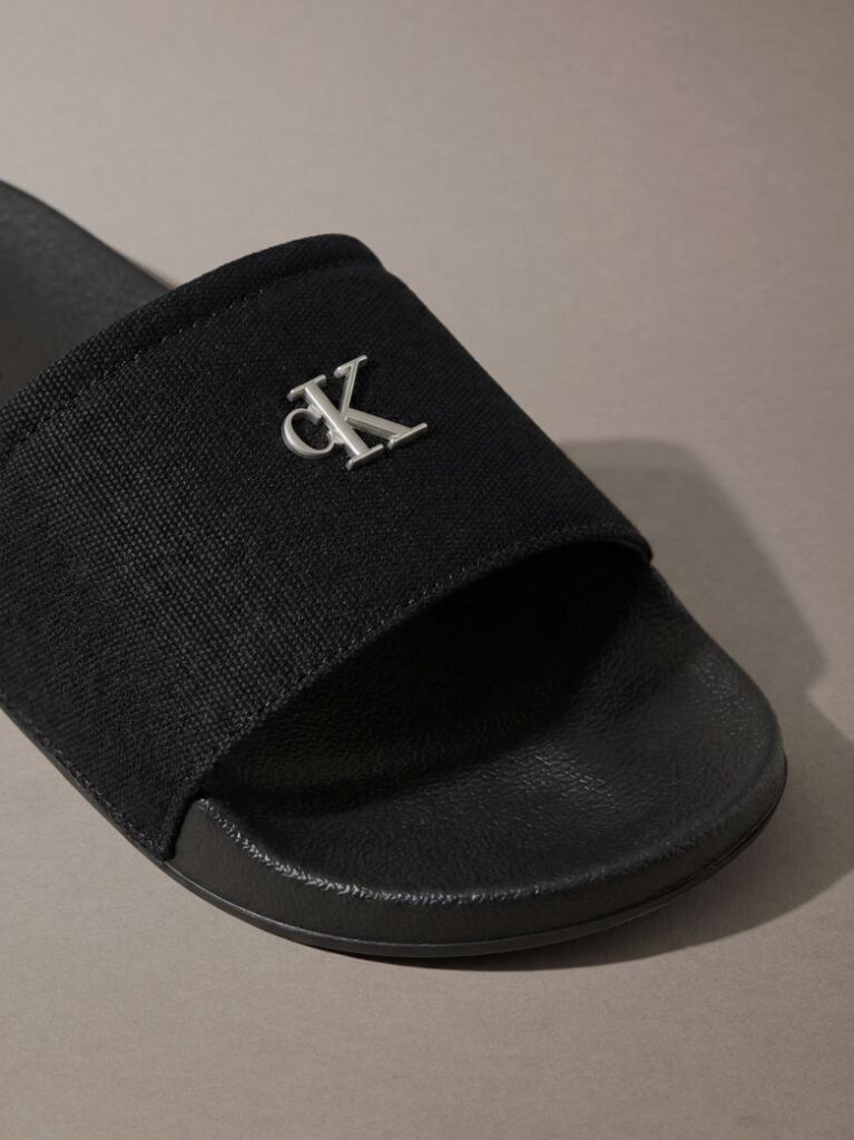 Black Nemo - Canvas Signature Logo Sliders  Women
