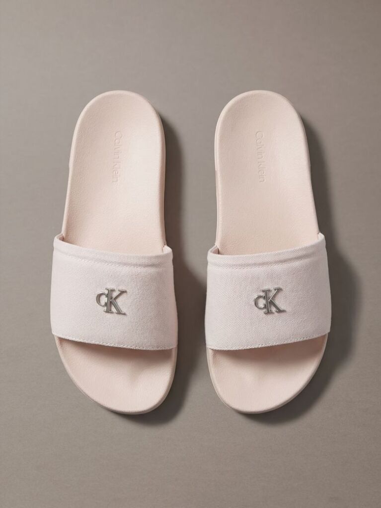 Grey Nemo - Canvas Signature Logo Sliders  Women