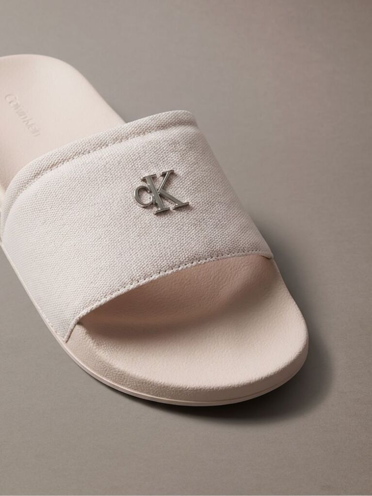 Grey Nemo - Canvas Signature Logo Sliders  Women