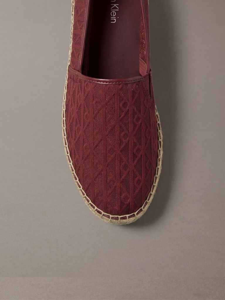 Red Emblem Logo Espadrilles  Women
