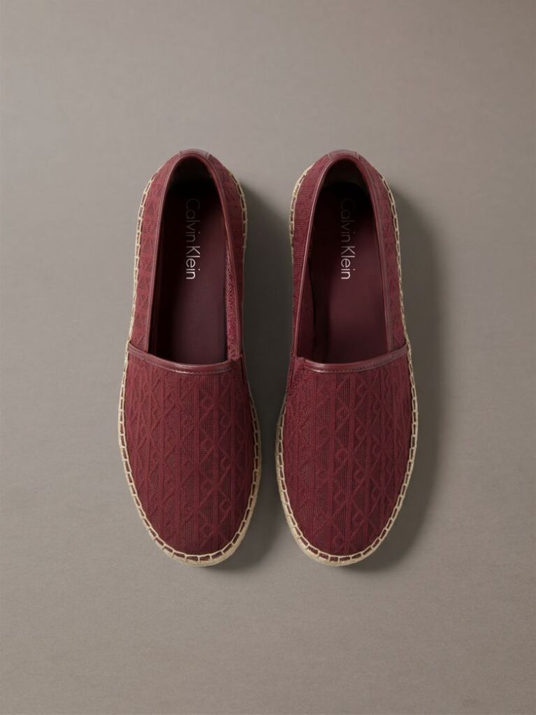 Red Emblem Logo Espadrilles  Women