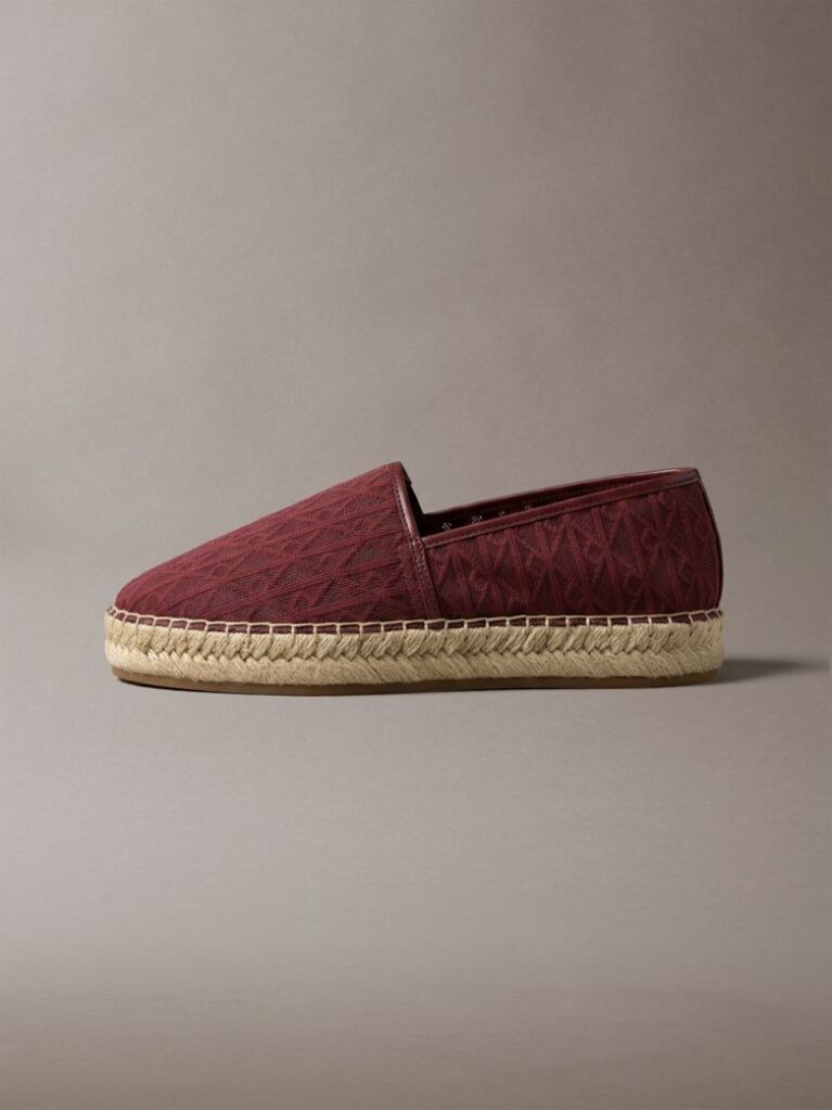 Red Emblem Logo Espadrilles  Women