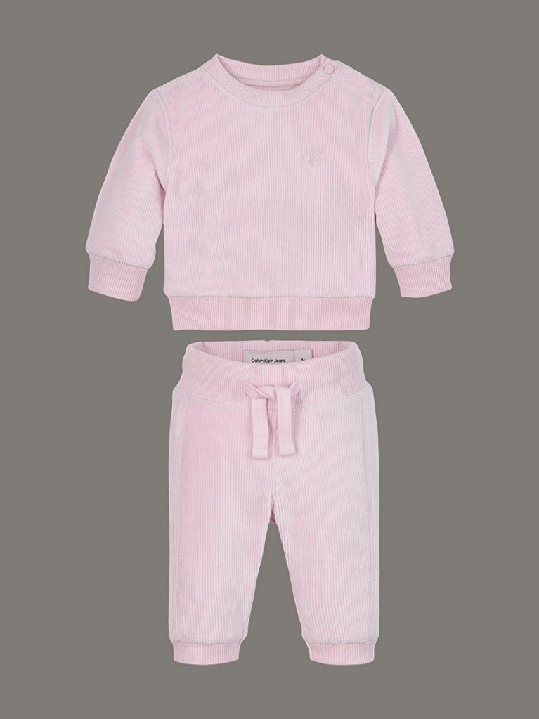 Pink Newborn Velvet Fleece Giftset  Newborn