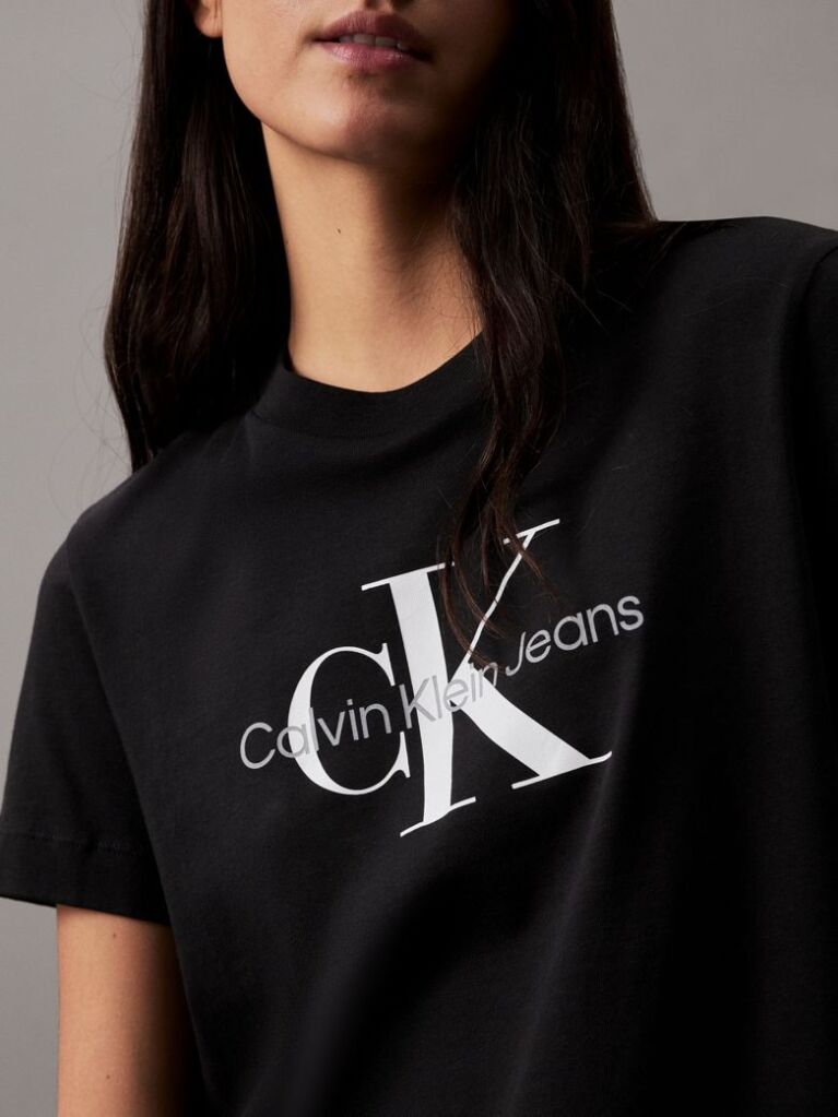 Black Monogram T-Shirt  Women