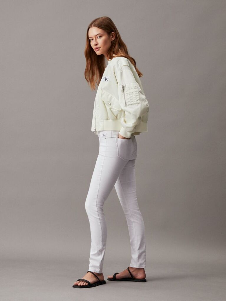 Denim Mid Rise Skinny Jeans  Women