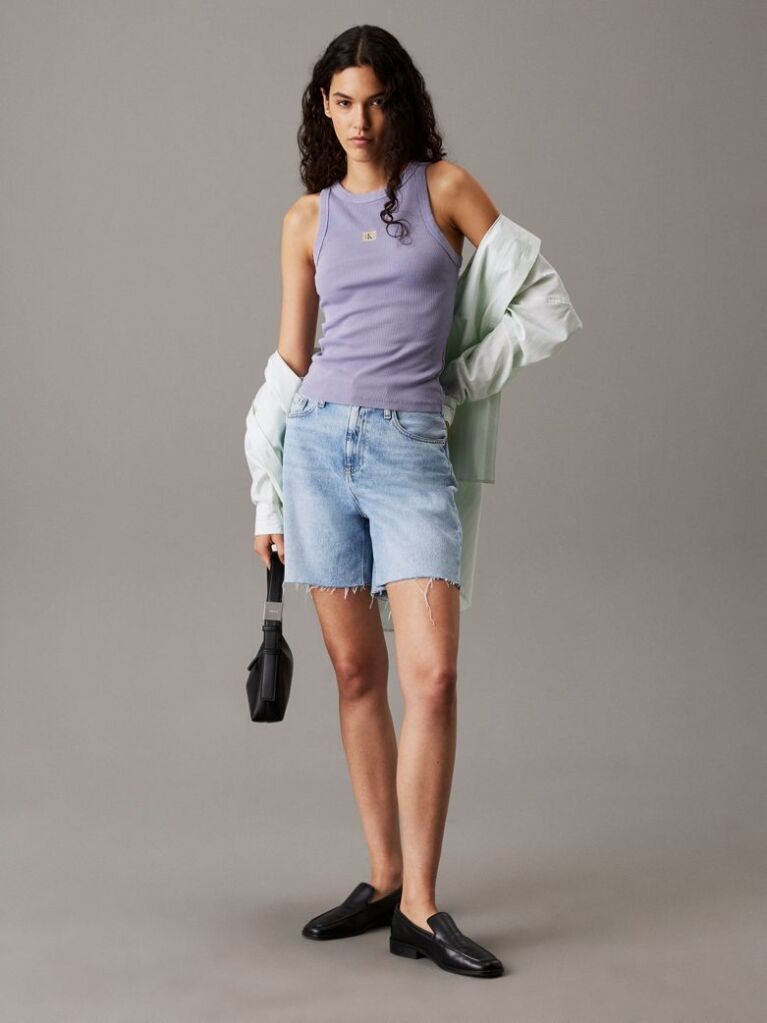 Denim Denim Bermuda Shorts  Women