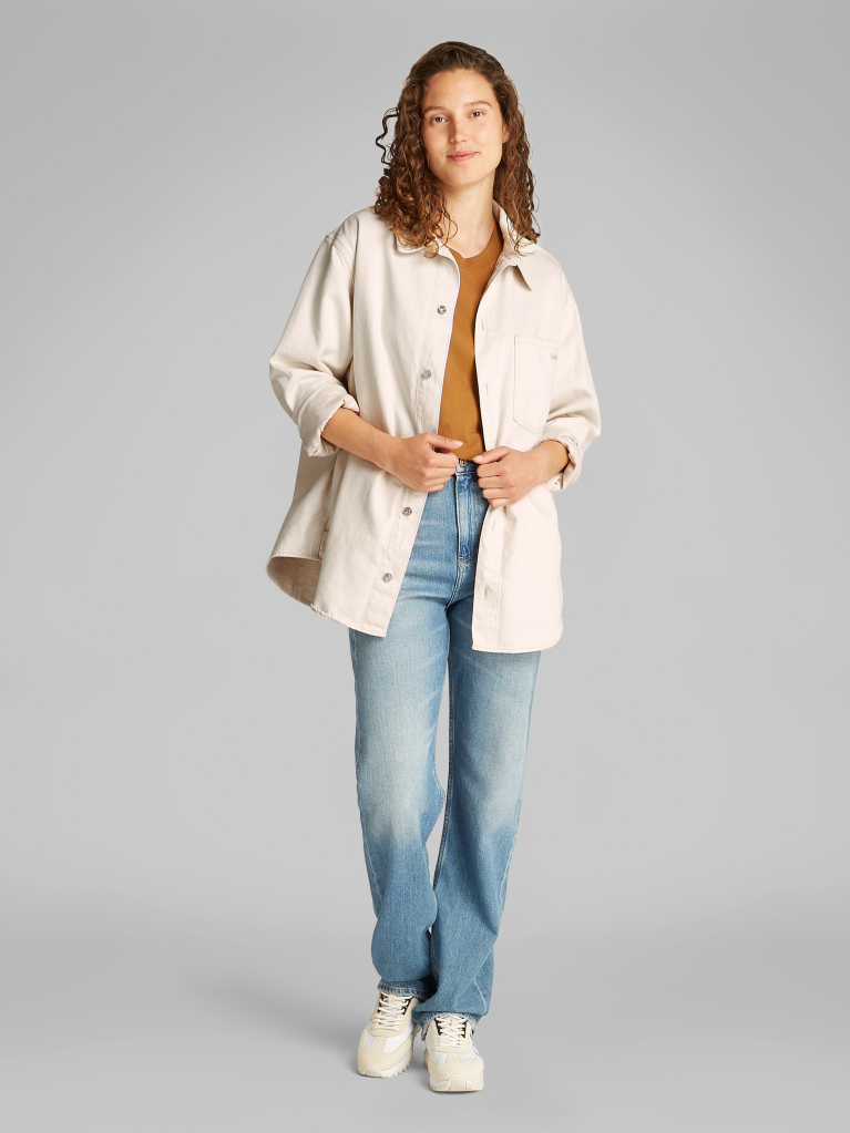 Denim 90's Linen Overshirt  Women