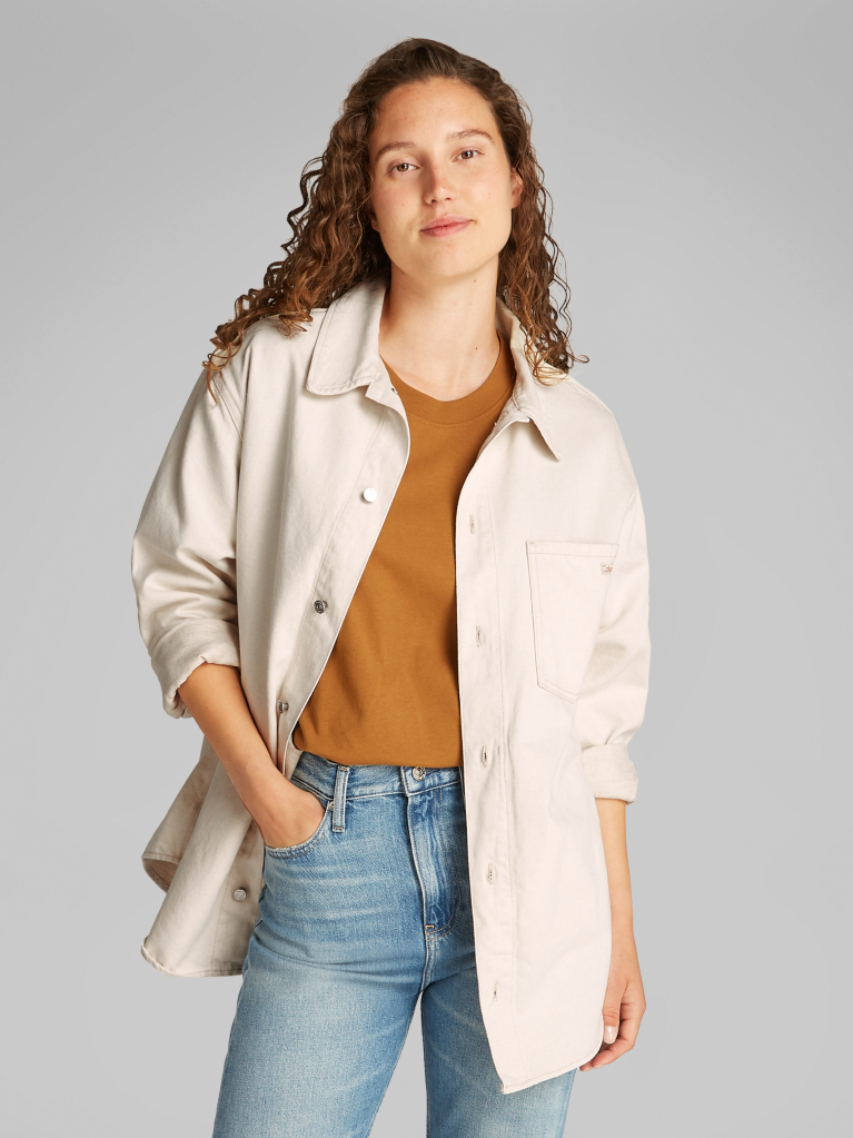 Denim 90's Linen Overshirt  Women