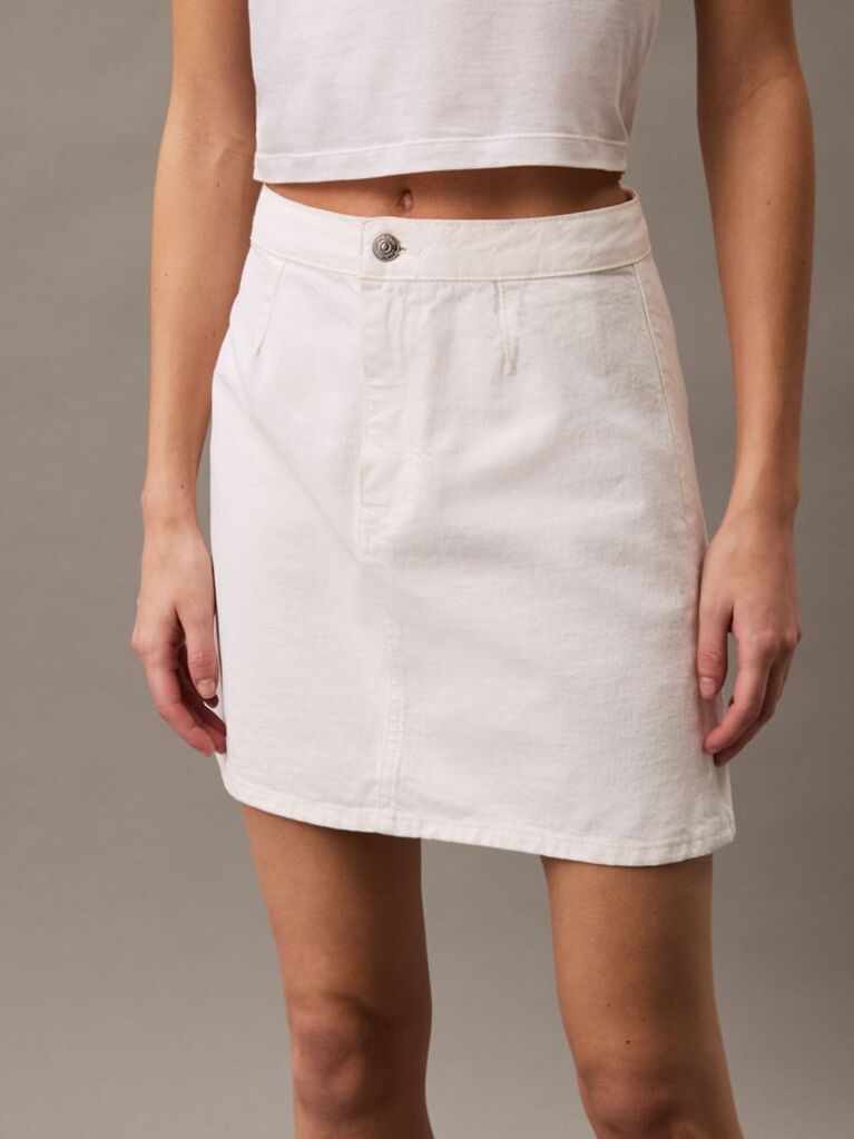 Denim Denim A-Line Mini Skirt  Women