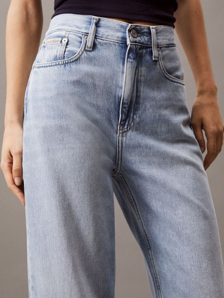 Denim High Rise Barrel Jeans  Women