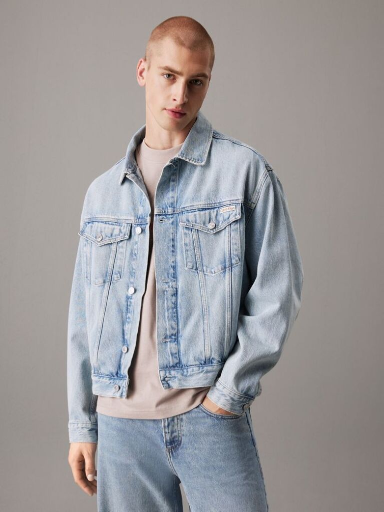 Denim Relaxed Denim Jacket  Men