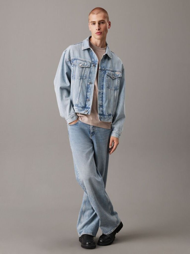 Denim Relaxed Denim Jacket  Men