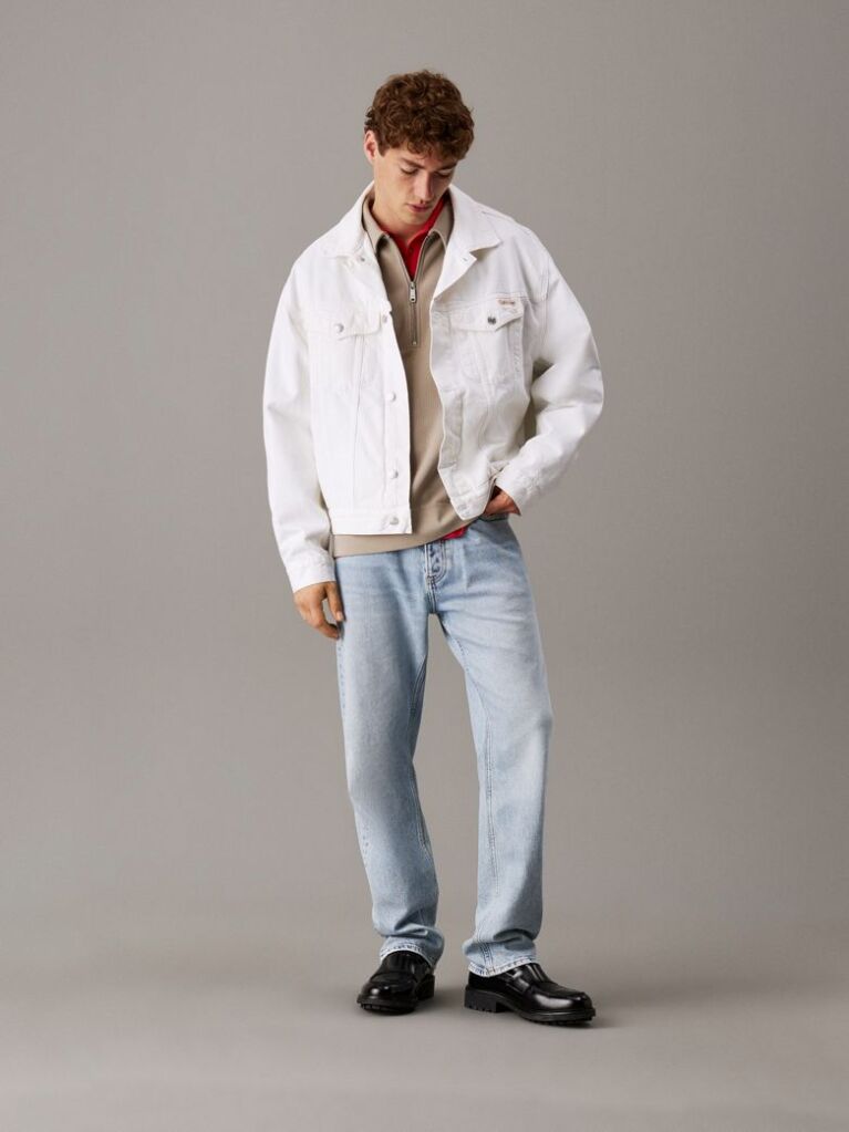 Denim Relaxed Denim Jacket  Men