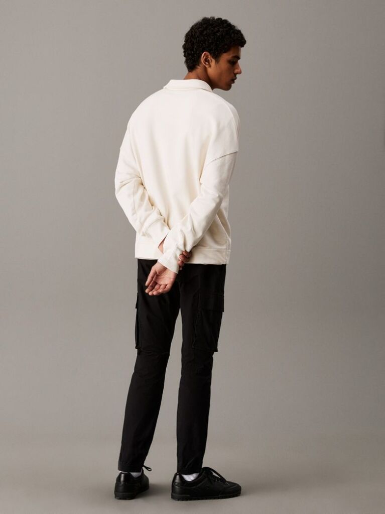 Black Skinny Ripstop Cargo Pants  Men