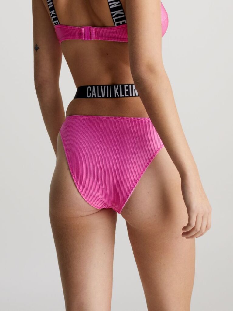 Pink High Leg Bikini Bottoms - Intense Power  Women