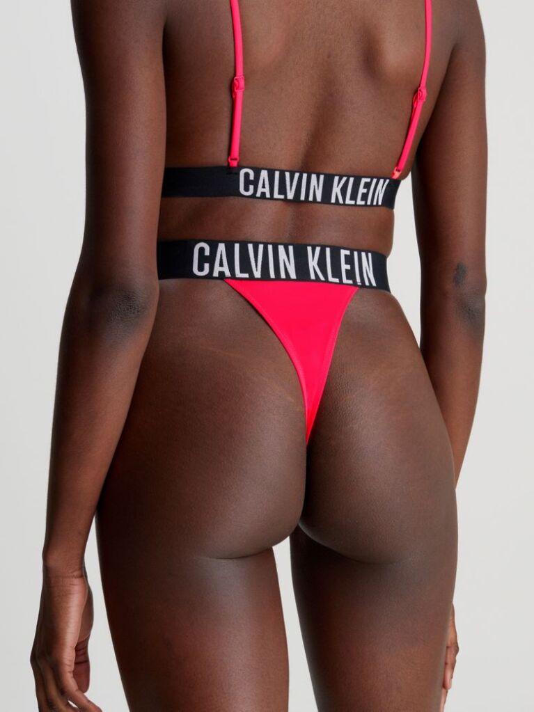 Red Thong Bikini Bottoms - Intense Power  Women