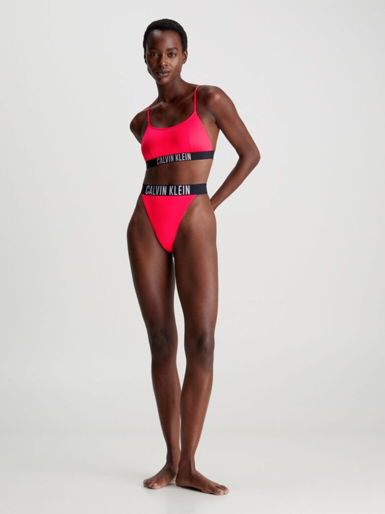 Red Thong Bikini Bottoms - Intense Power  Women