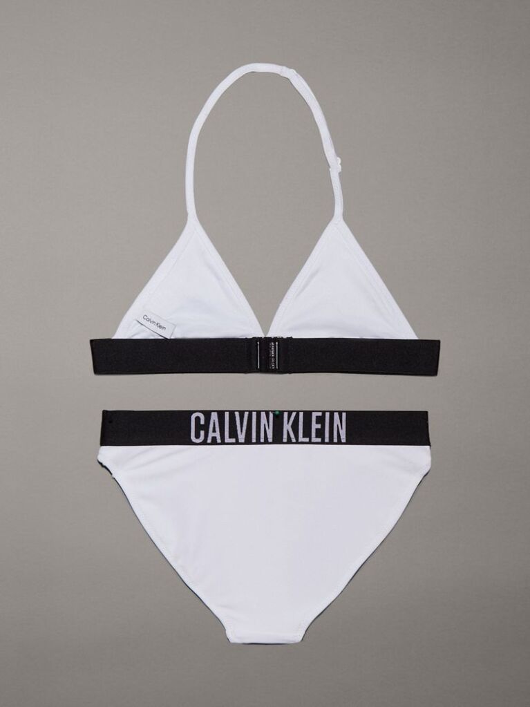 White Girls Triangle Bikini Set - Intense Power  Girls
