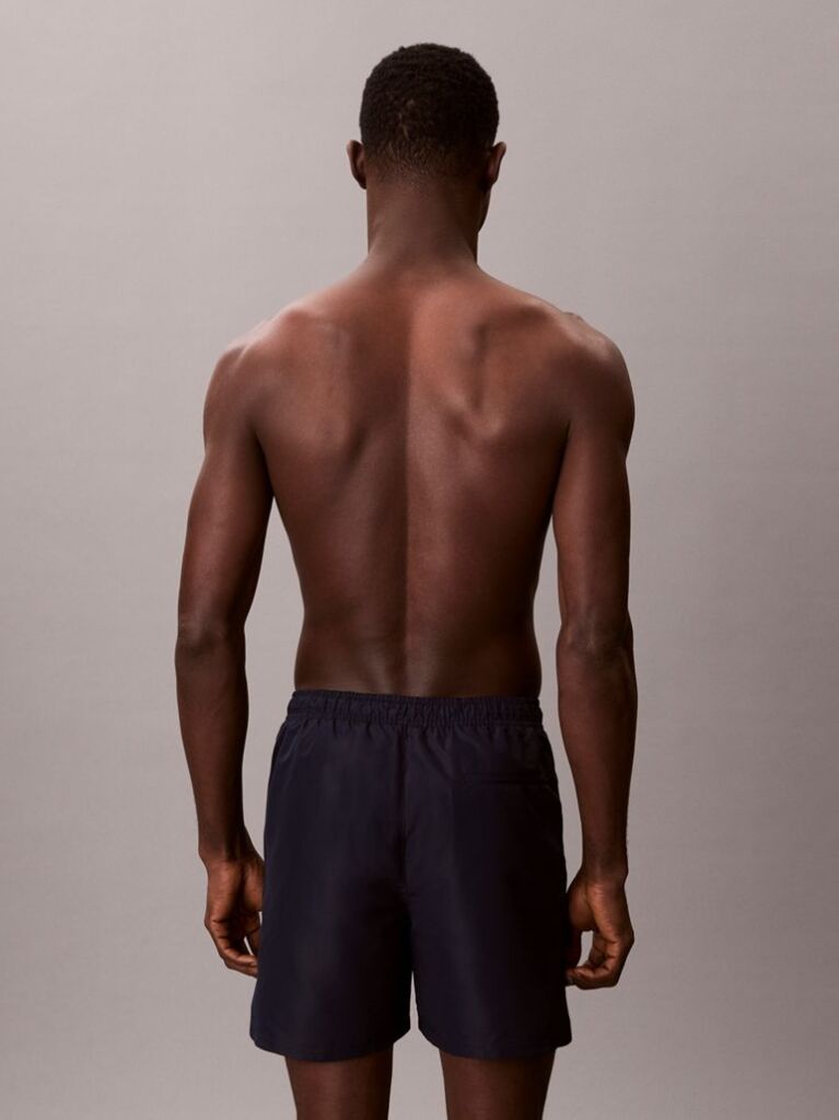 Black Medium Drawstring Swim Shorts - Intense Power  Men