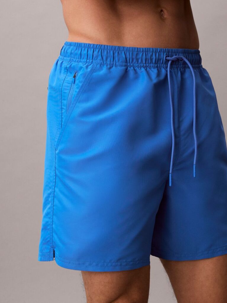 Blue Medium Drawstring Swim Shorts - Intense Power  Men
