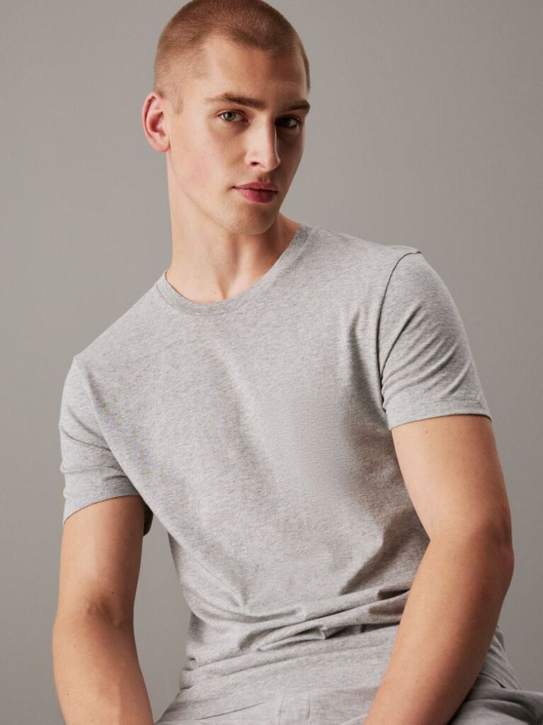 Multi 3 Pack Crewneck T-Shirts - Cotton Classics  Men
