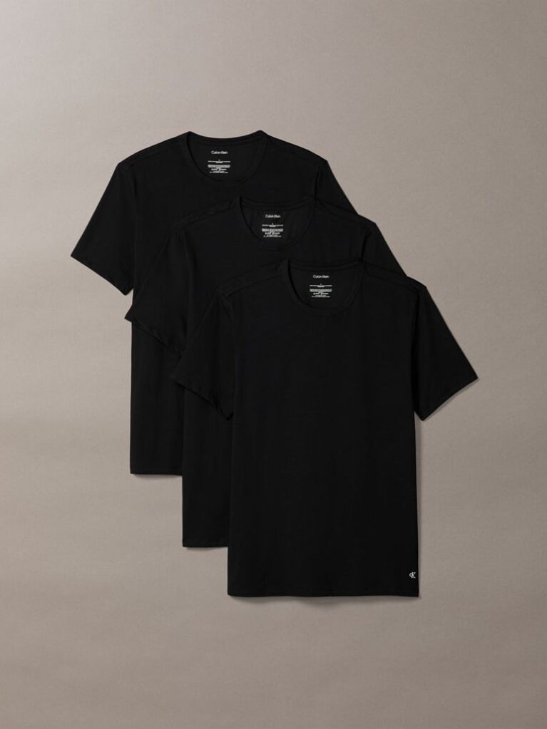 Black 3 Pack Lounge T-shirts  Men