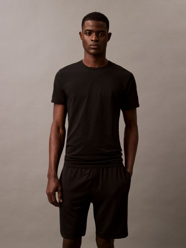 Black 3 Pack Lounge T-shirts  Men